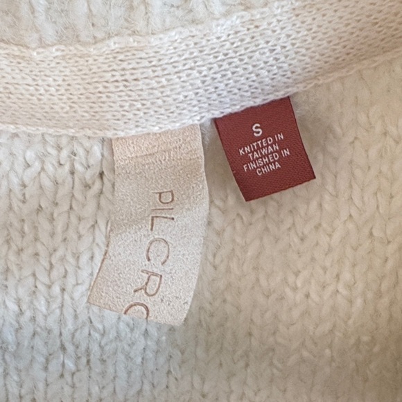 Pilcro Anthropology Cream Knit Long Cardigan, S - Picture 3 of 4